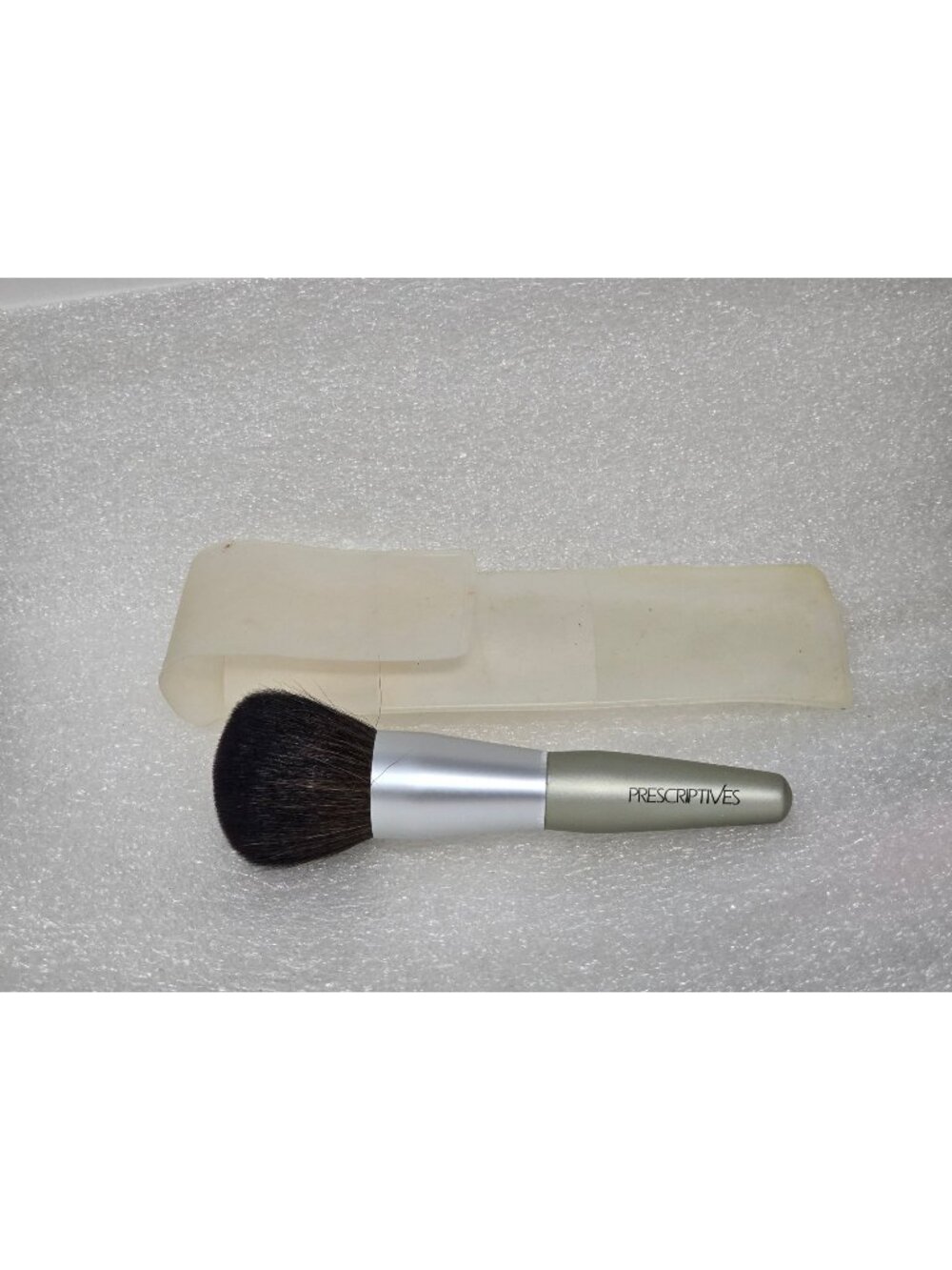 Prescriptives Round Buff Brush With Protective Case For Makeup Application HTF